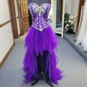 PARTYTIME PURPLE HOMECOMING DRESS